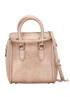 Mini Heroine, &pound;160, Handbags, Rose Gold, Leather, Front view